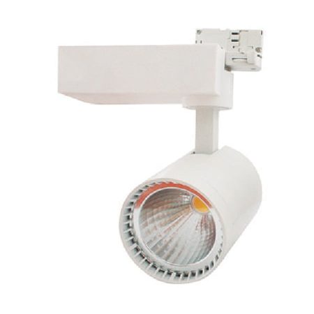 FOCO RIEL LED MONOFÁSICO COB BLANCO 20W