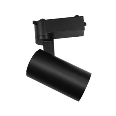 FOCO RIEL LED MONOFÁSICO NEGRO 30W 3.000°K