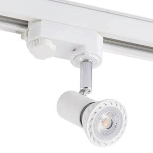 FOCO RIEL MONOFÁSICO PLOT BLANCO PARA GU10