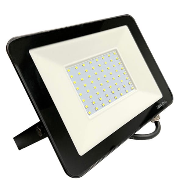 PROYECTOR DE ÁREA SLIM LED 50W 3.000°K