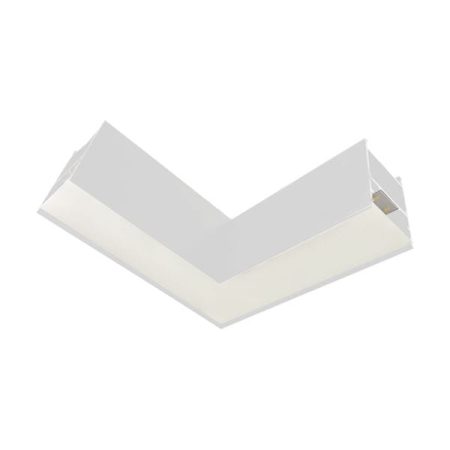 CONECTOR EN "L" LED PARA LINEAL COLGANTE 10W BLANCO 4.300ºK 200X200MM